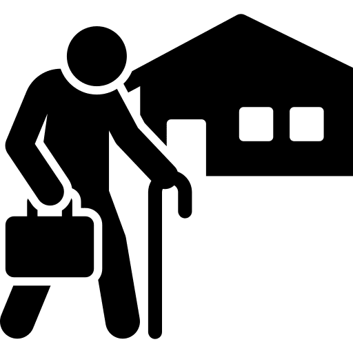 Daycare center town urban daycare center icon