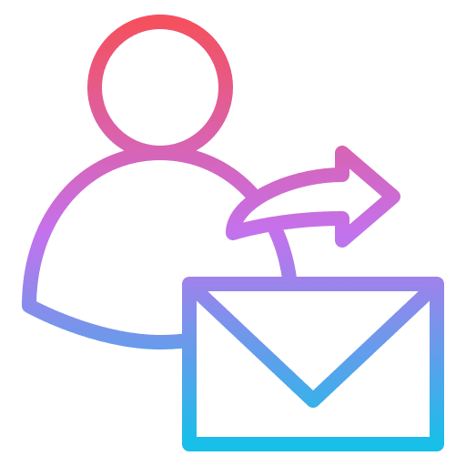 Send mail send mail user client support icon