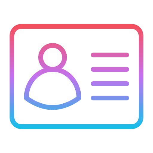 Card card account person icon