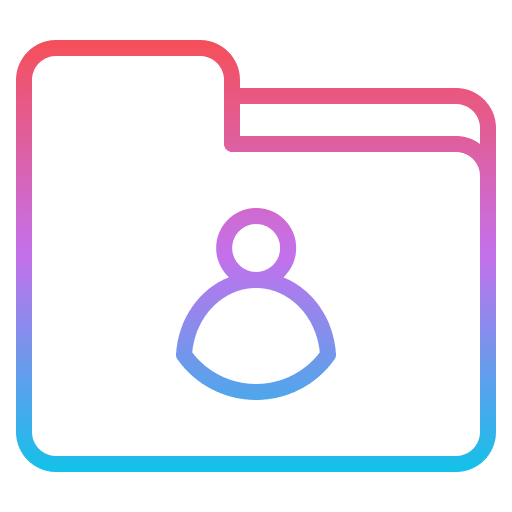 Personal data user profile avatar icon