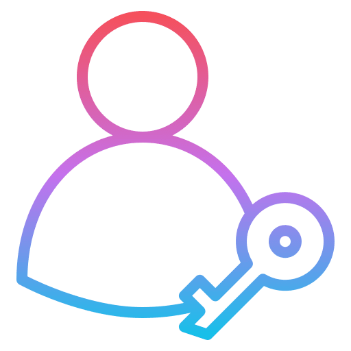 User avatar authorization interface icon