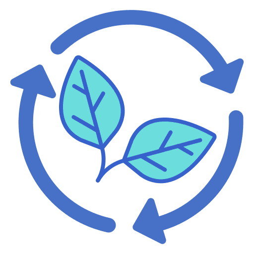 Composting eco reuse environment icon
