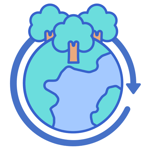 Environmental ecology and environment eco climate change icon