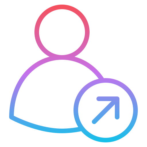 User user profile avatar share icon