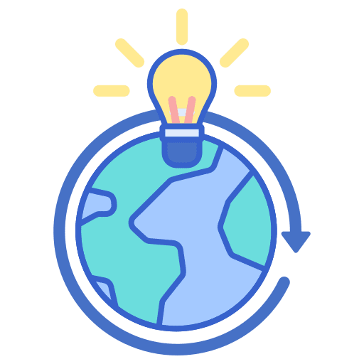 Enviromentally friendly recycling center reuse enviromentally friendly icon