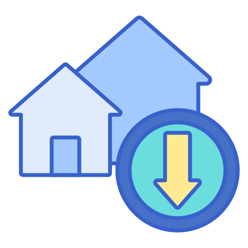 Household house architecture and city smart home icon