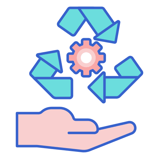 Recycling ecology and environment ecologism recycling icon