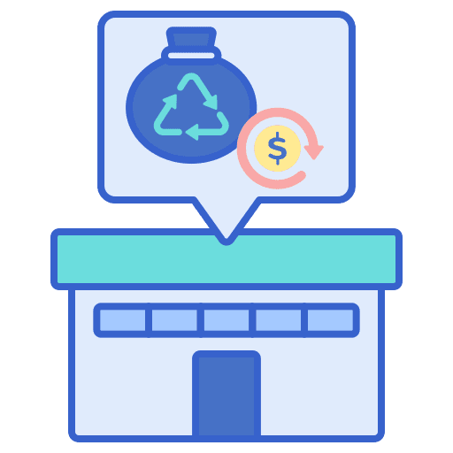 Recycling ecology and environment recycling reuse icon