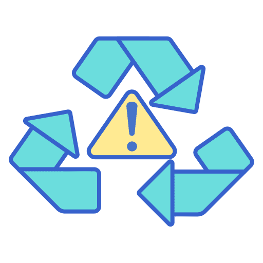 Recycling ecology and environment recycling reuse icon