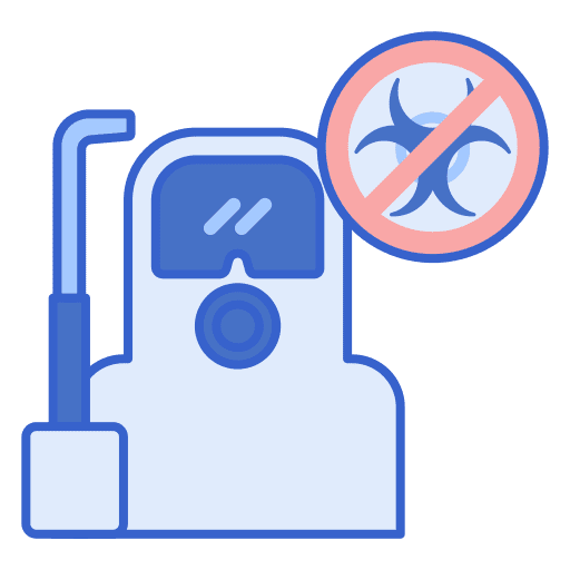 Biohazard waste pollution ecology and environment icon