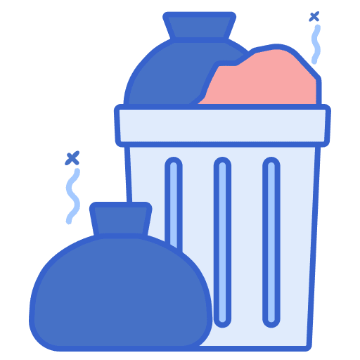 Garbage reuse garbage ecologism icon
