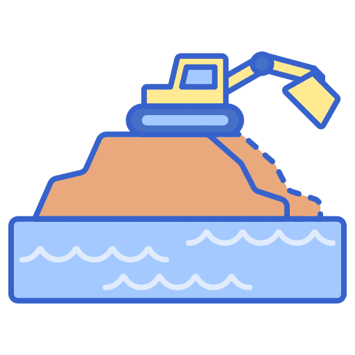 Land eco environment eco friendly icon