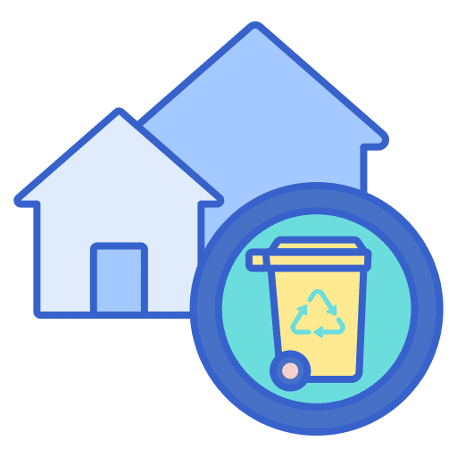 Waste recycling eco ecologism icon