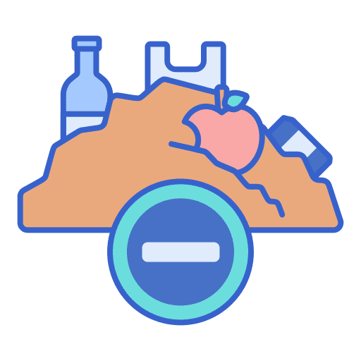 Waste reuse recycling eco icon