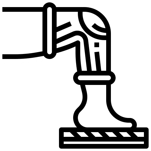 Knee pad medicine healthcare and medical injury icon