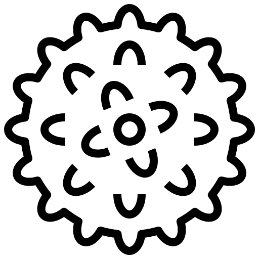 Massage ball meditation ball yoga ball icon