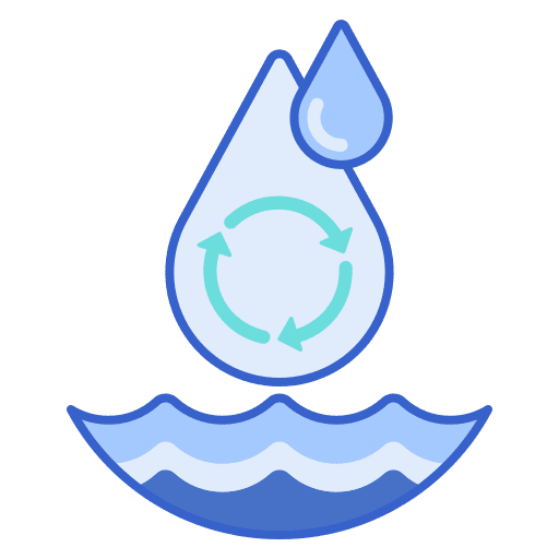 Water environment eco water icon