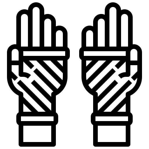 Broken hand healthcare and medical body parts health icon