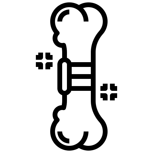 Prosthetic healthcare and medical fixed health icon