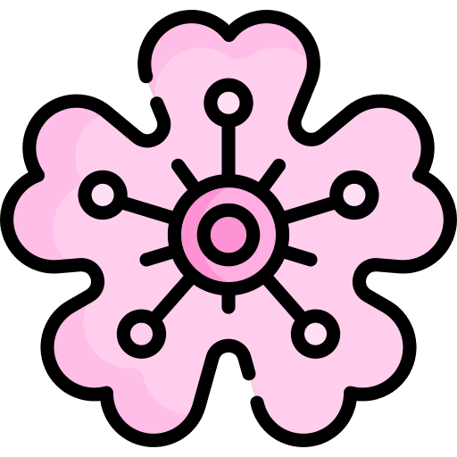 Flower nature botanical flower icon