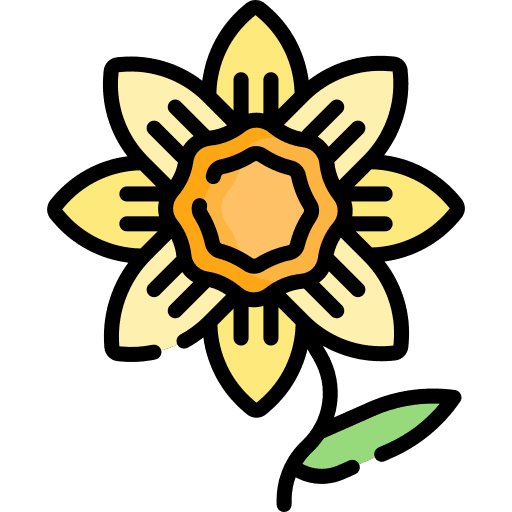 Flower nature spring petals icon