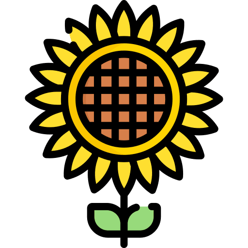 Flower petals flower spring icon