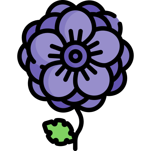 Flower blossom botanical flower icon