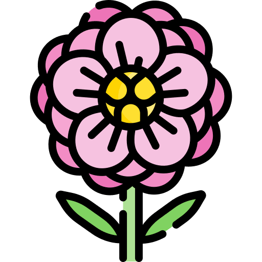 Flower blossom botanical spring icon