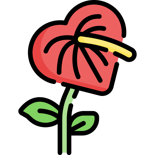 Flower spring blossom petals icon