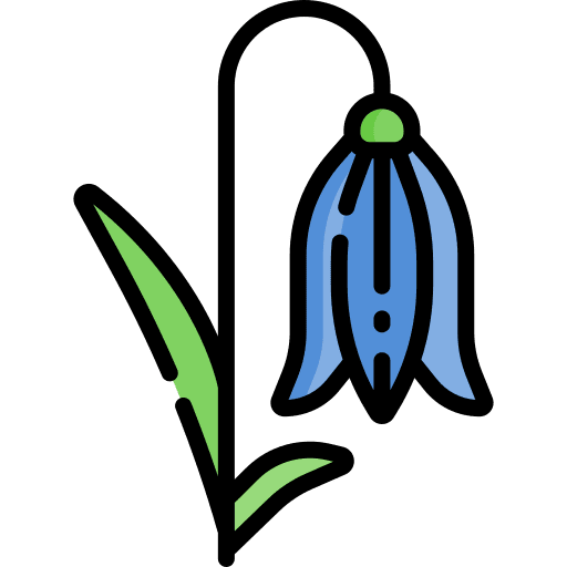 Flower spring botanical nature icon