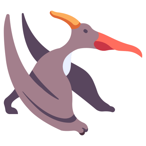 Pteranodon wild dinosaur pteranodon icon