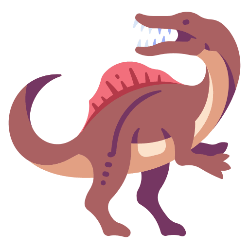 Spinosaurus animals jurassic spinosaurus icon