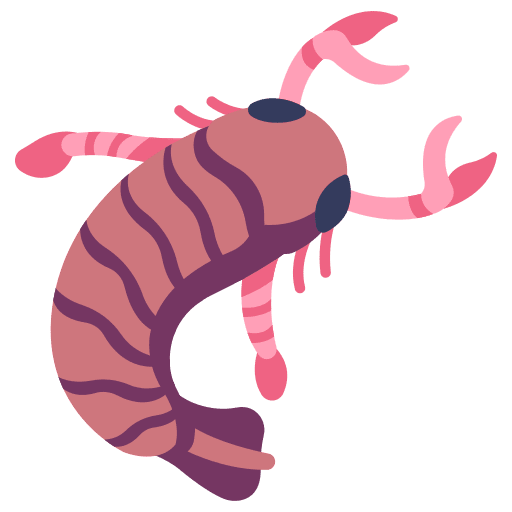 Primitive fish jurassic animal icon