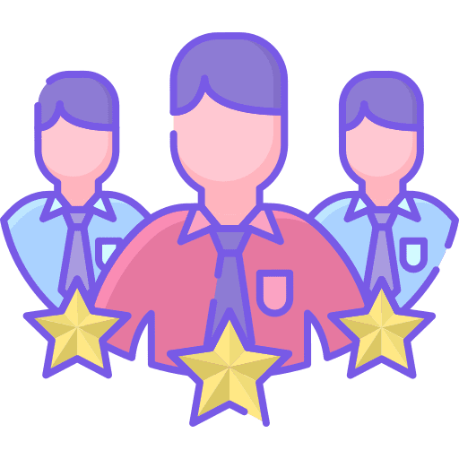 Customer reviews marketing user icon