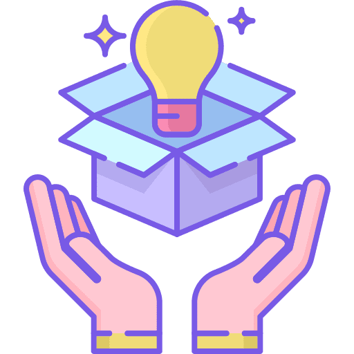 Product launch marketing innovation icon