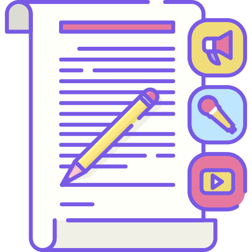 Script pen write global icon