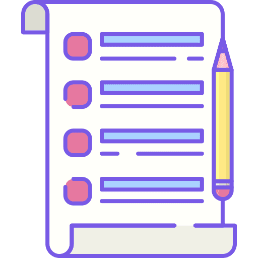 Brief art and design project files and folders icon