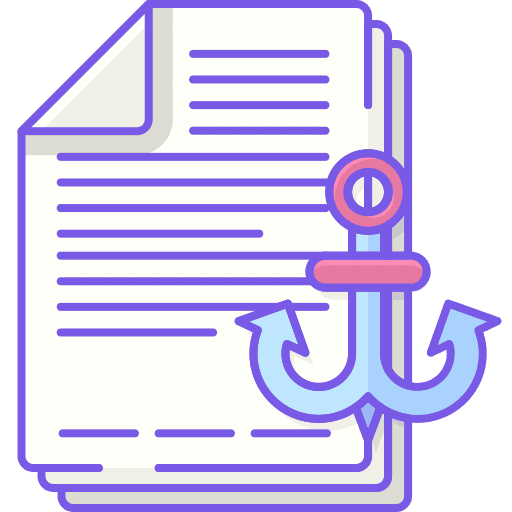 Anchor text anchor text text seo and web icon