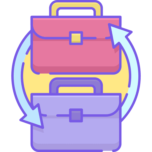 B2b ecommerce bag marketing icon