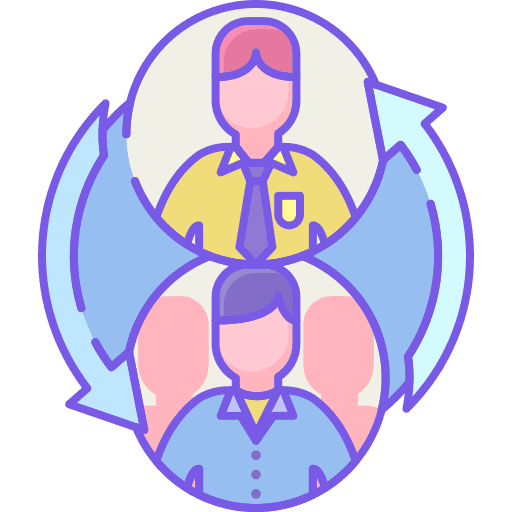 B2c building b2c connect icon