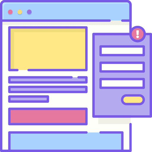 Squeeze webpage cursor marketing icon