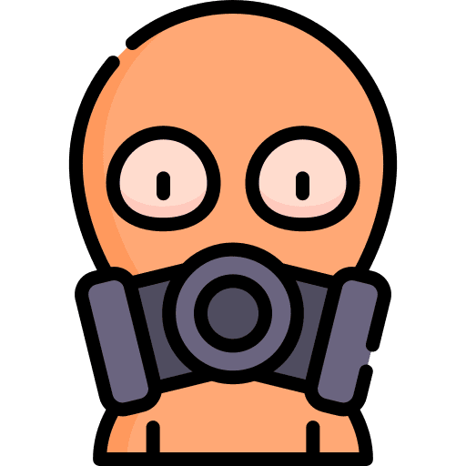 Gas mask asbestos protection toxic icon