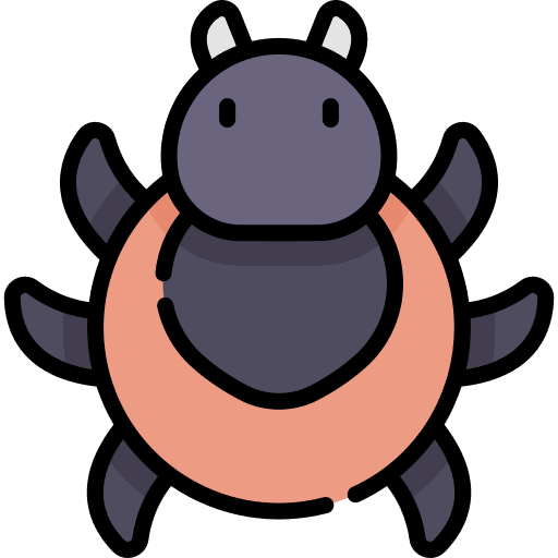 Tick parasite bugs tick icon