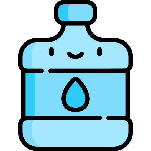 Water food and restaurant drink bottle icon