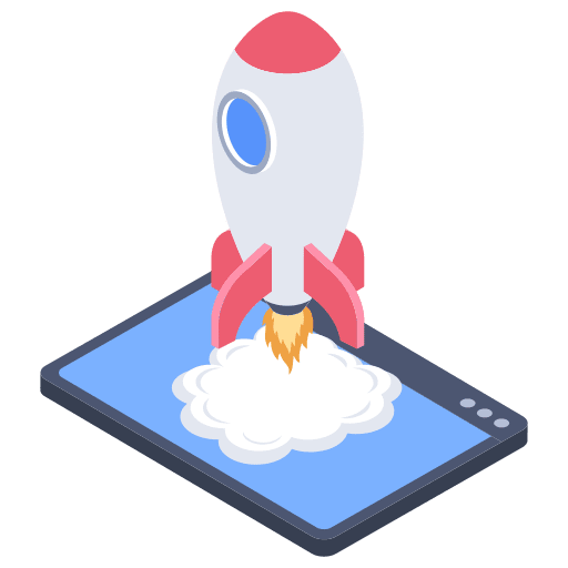 Startup electronics startup smartphone icon