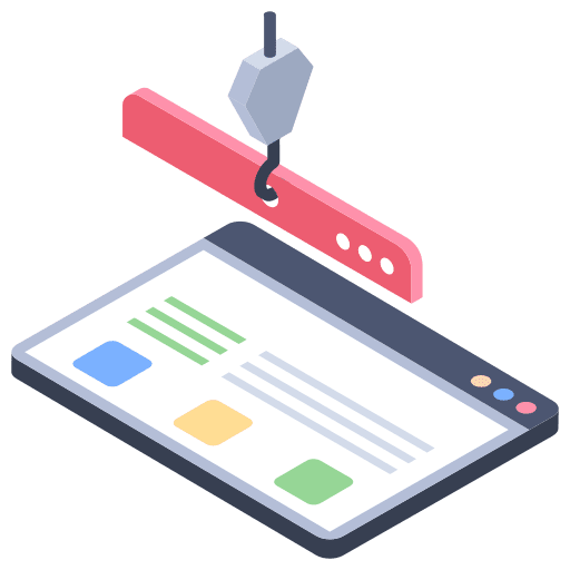 Web development hosting service seo and web icon