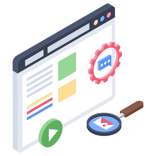 Web optimization seo and web time stopwatch icon