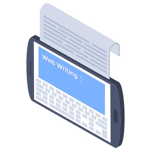 Content marketing communications content writing online icon