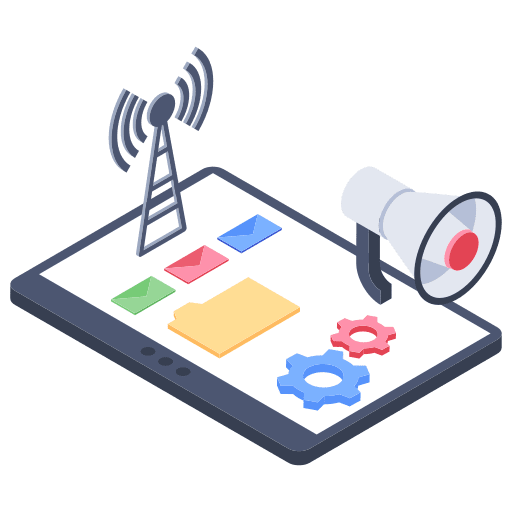 Digital marketing digital advertising electronics icon