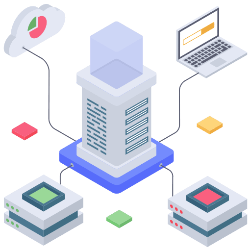 Cloud computing interface data storage seo and web icon
